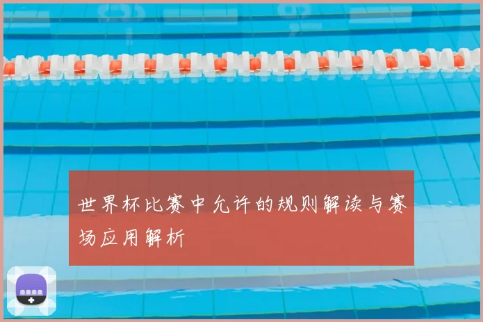 世界杯比赛中允许的规则解读与赛场应用解析